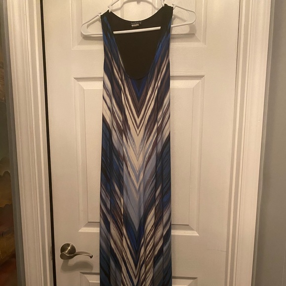 venus strappy maxi dress